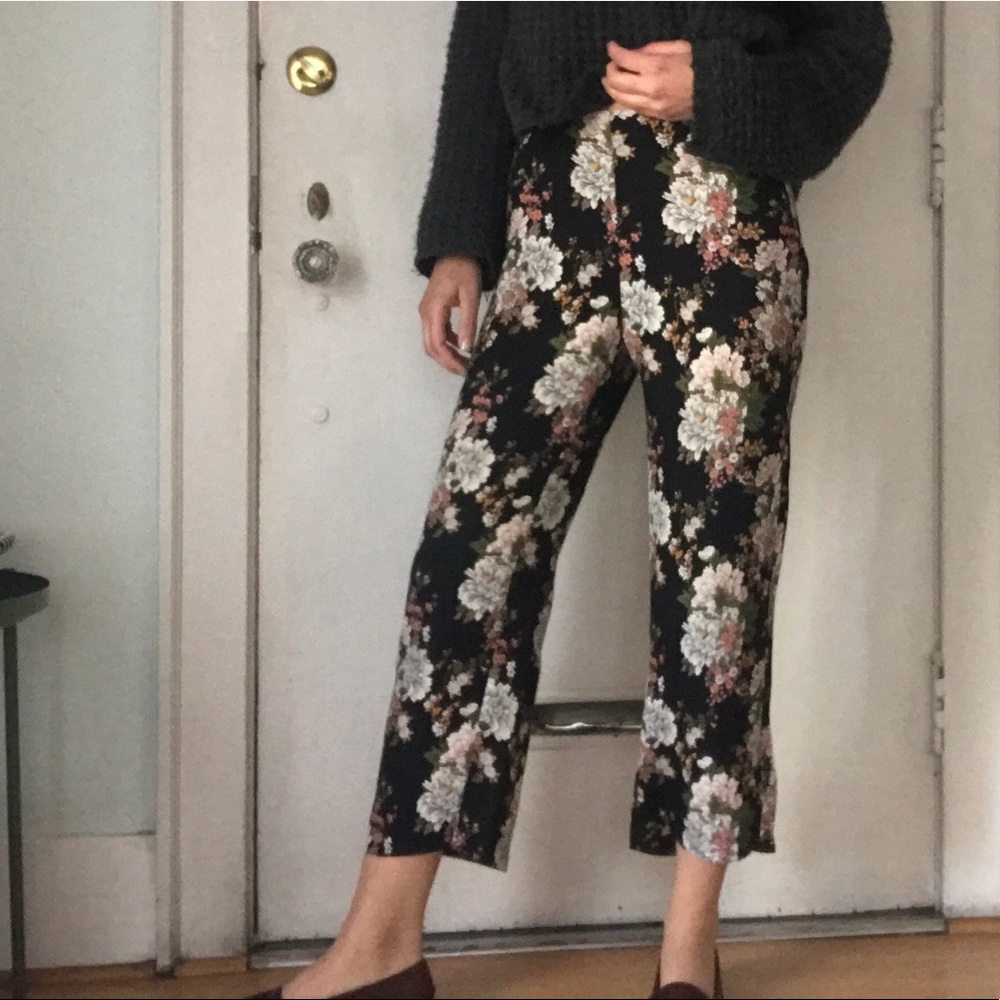 Reformation floral pants
